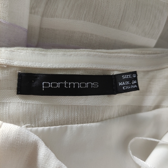 Portmans Semi formal Strapless Dress With Underlay Layers - Picture 3 of 8